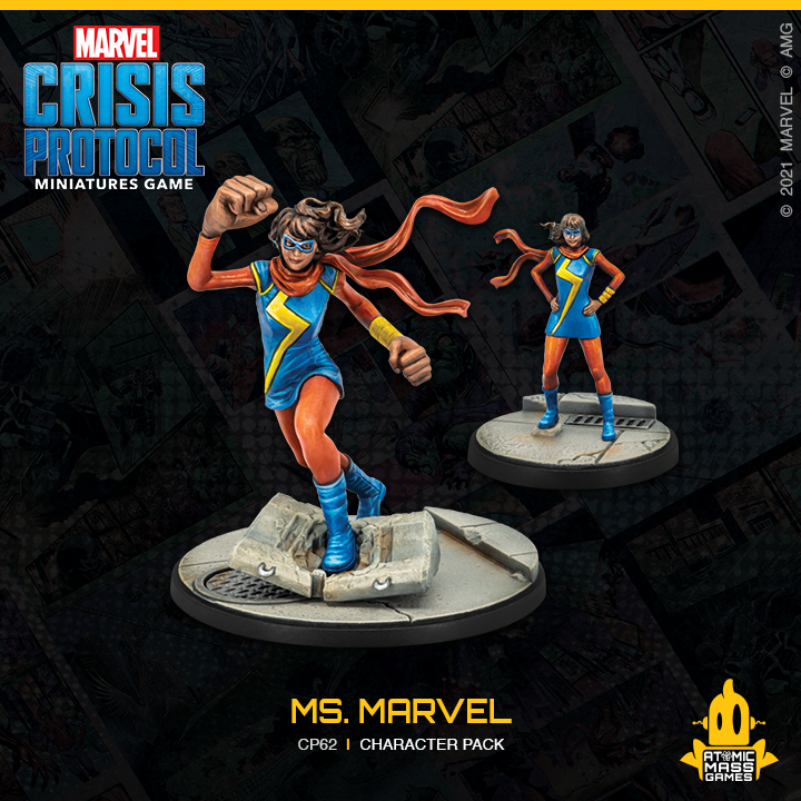 Marvel Crisis Protocol : Ms. Marvel Character Pack